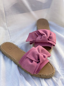 Malibú Bowtie Pink Sandals