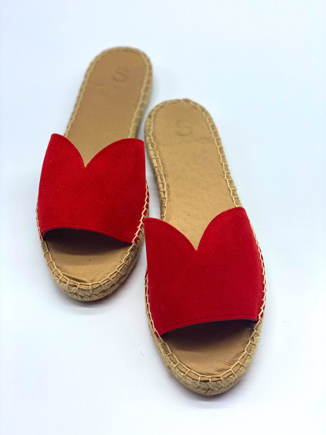 Cairo Red Velvet Sandals
